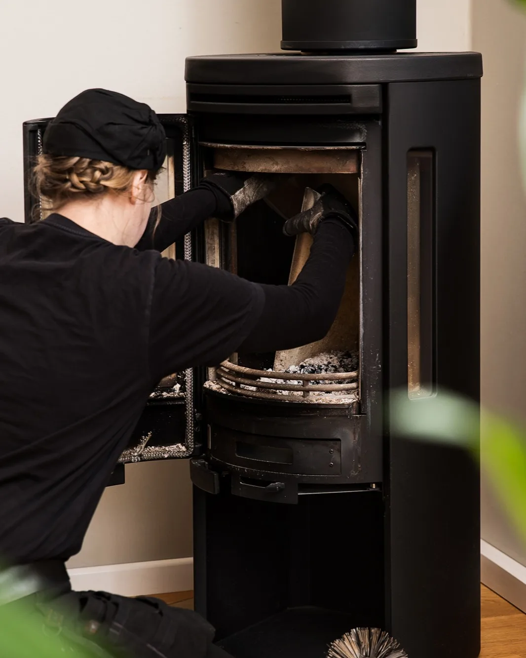 Borttagning av sot och brandfarliga beläggningar